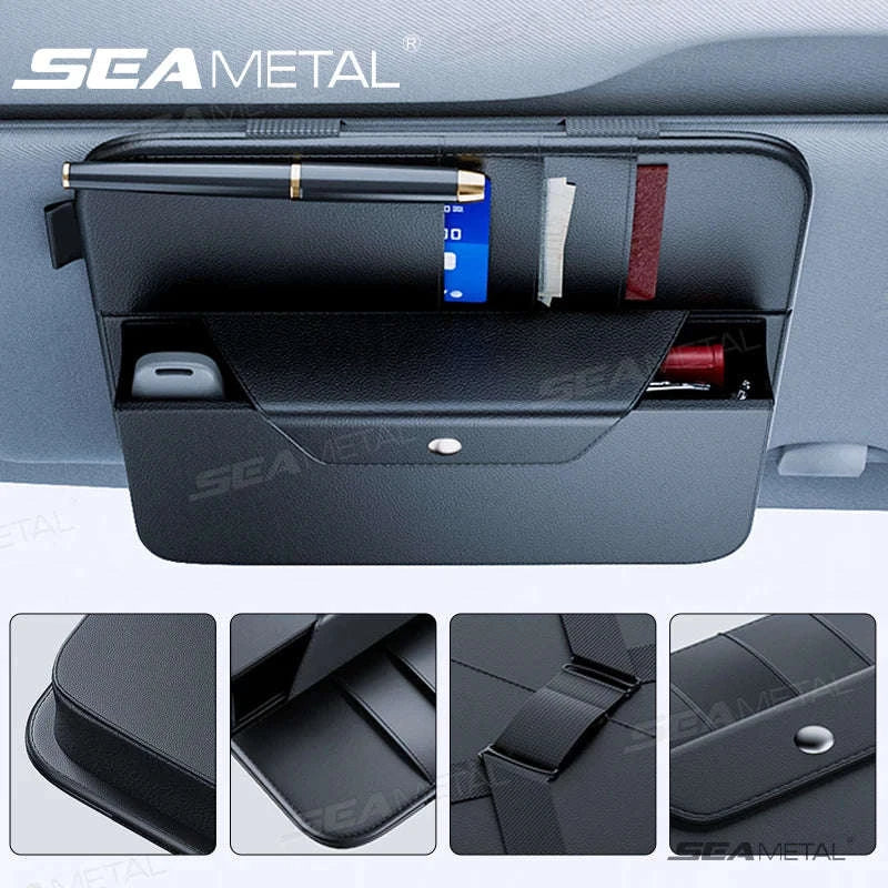 Car Sun Visor Organizer Multi-Pocket Storage Bag