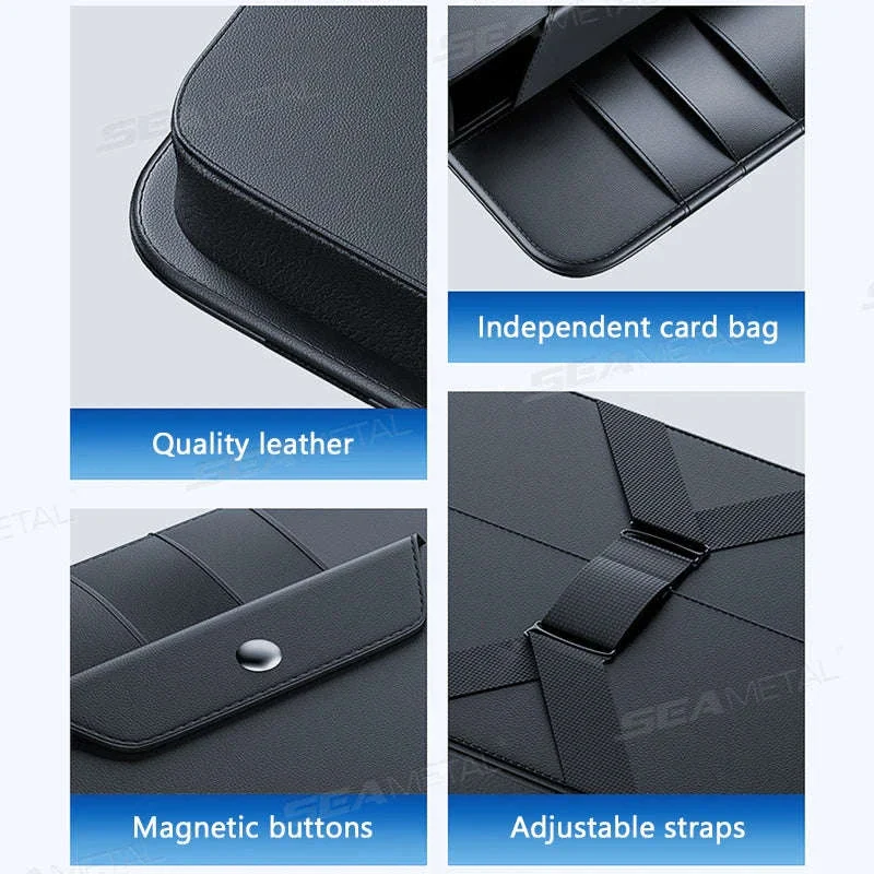 Car Sun Visor Organizer Multi-Pocket Storage Bag - Image 5