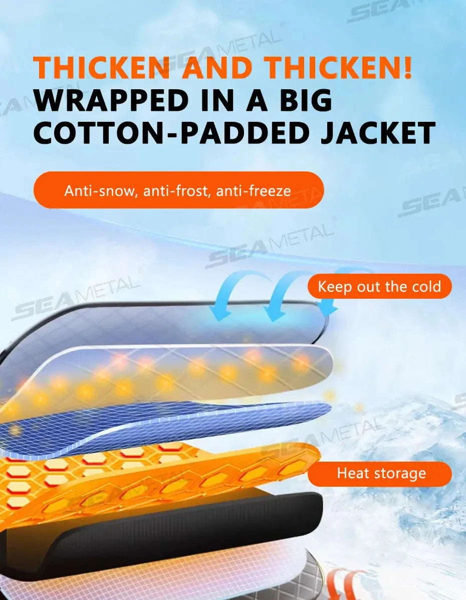 Magnetic Car Windshield Snow Cover - Image 12
