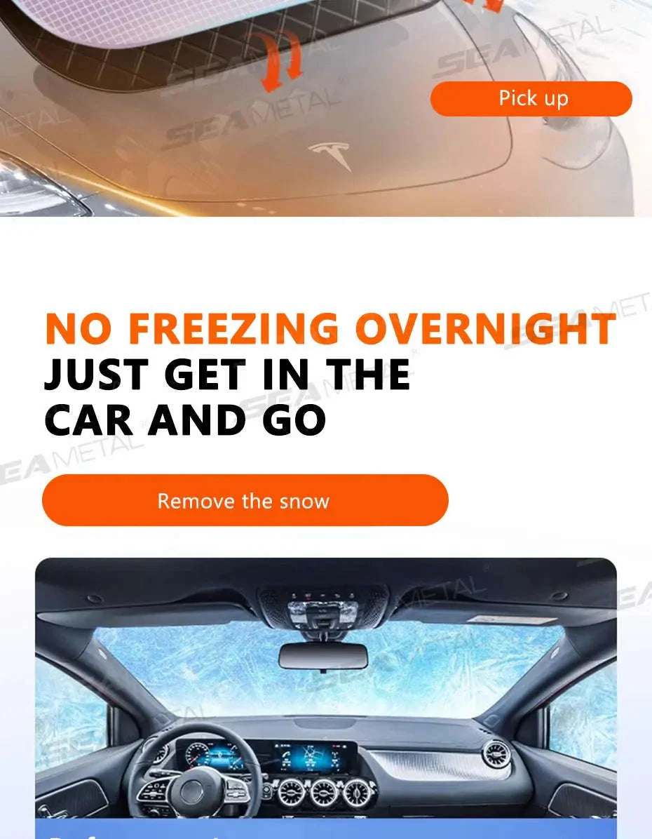 Magnetic Car Windshield Snow Cover - Image 13
