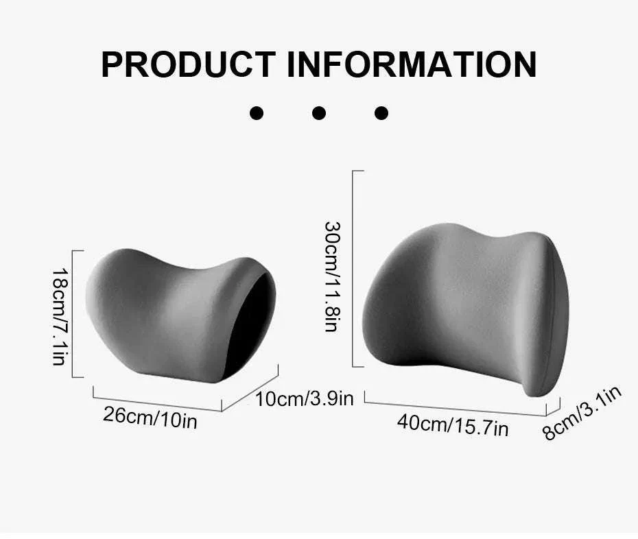 Memory Foam Car Neck and Lumbar Support Cushion - Image 17