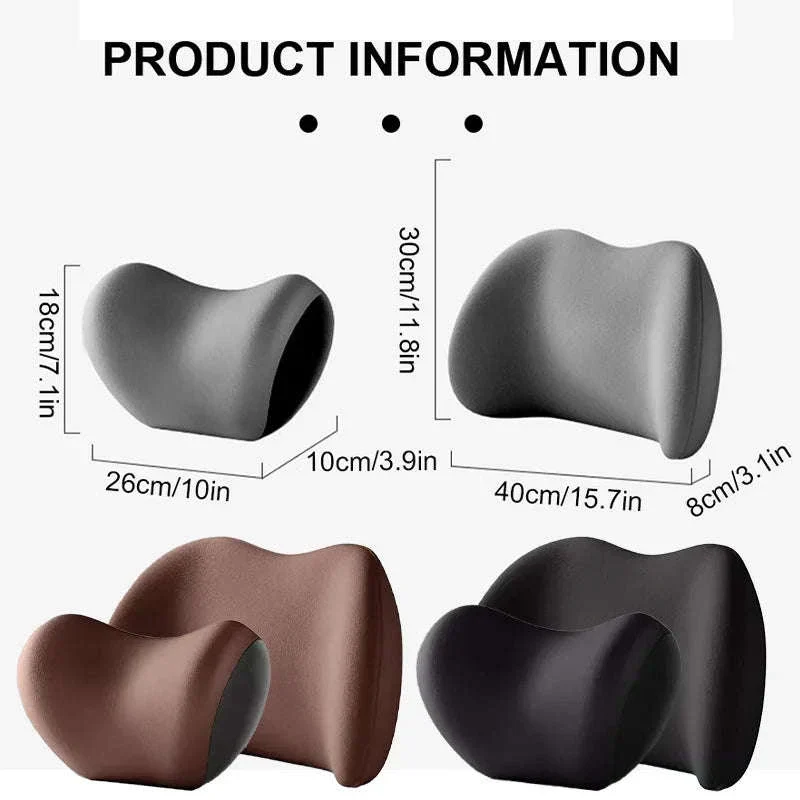 Memory Foam Car Neck and Lumbar Support Cushion - Image 6