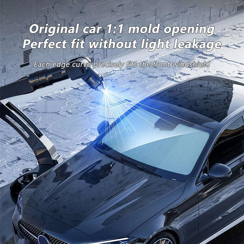 Windshield Sun Shade for Car Cooling and Sun Protection - Image 5