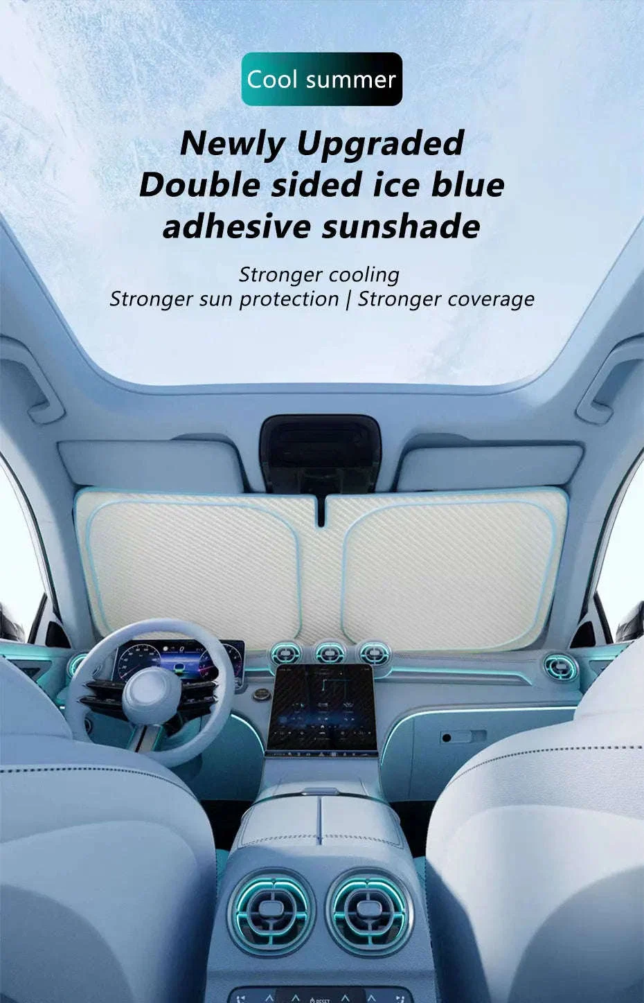 Windshield Sun Shade for Car Cooling and Sun Protection - Image 7