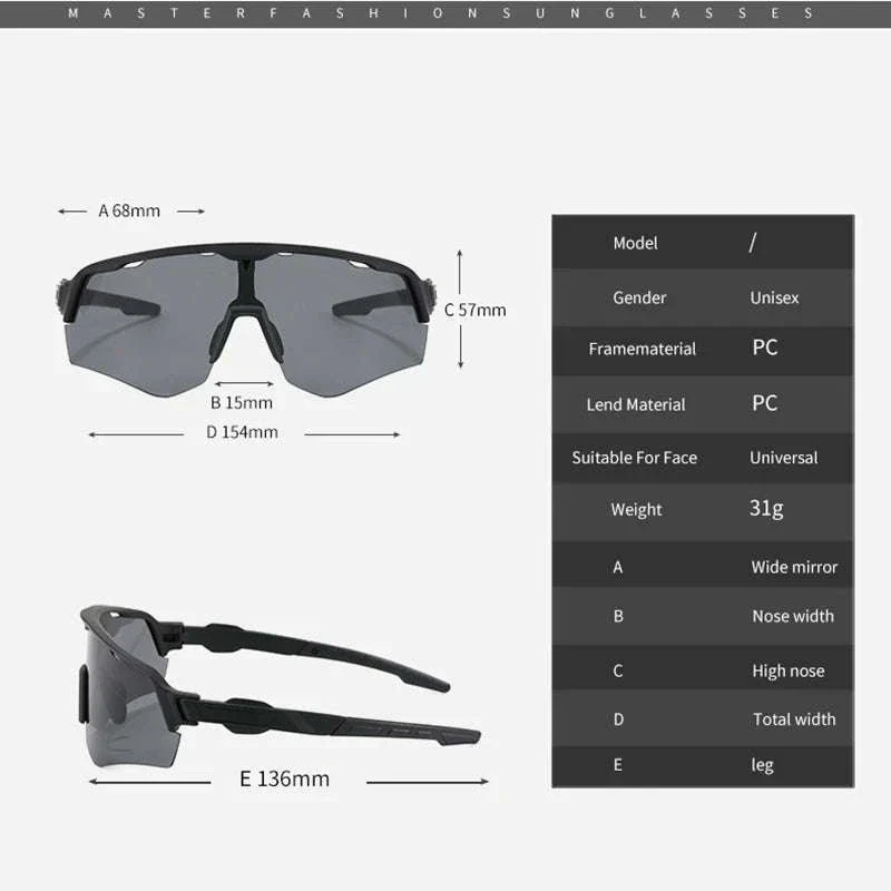 Photochromic Polarized Driving Sunglasses Anti-Glare UV Protection - Image 4