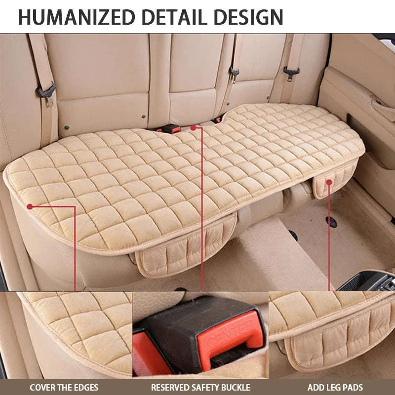 Plush Car Seat Cover Anti-Scratch Universal Seat Protector - Image 3
