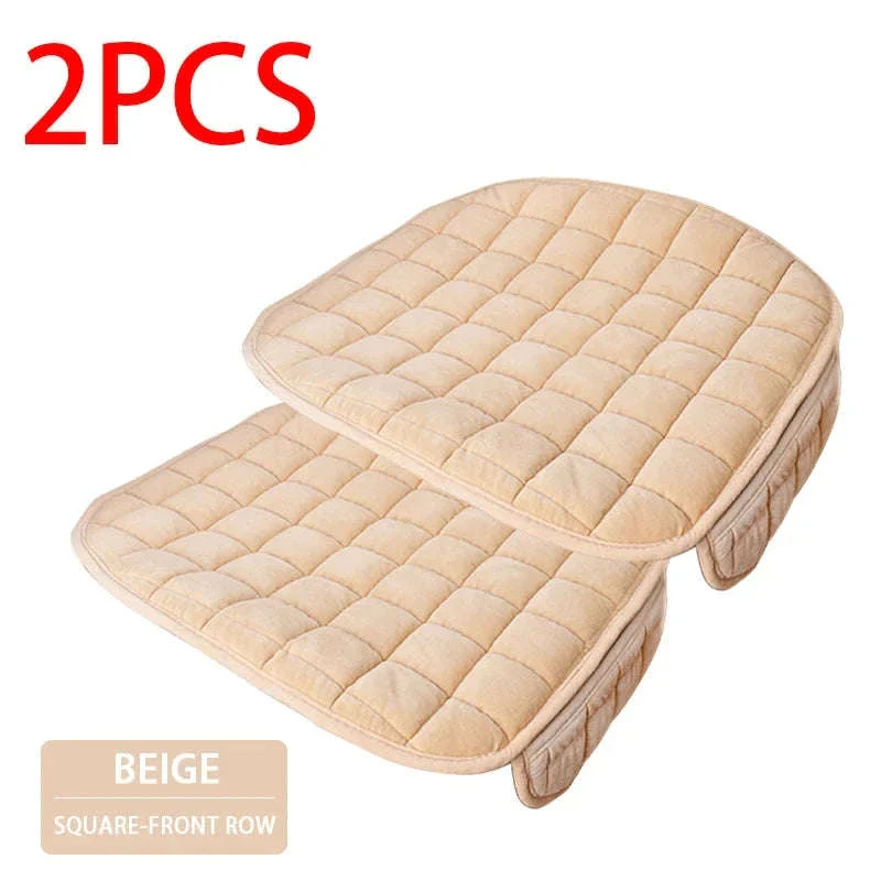 Plush Car Seat Cover Ultra-Soft Anti-Slip Universal - Image 10