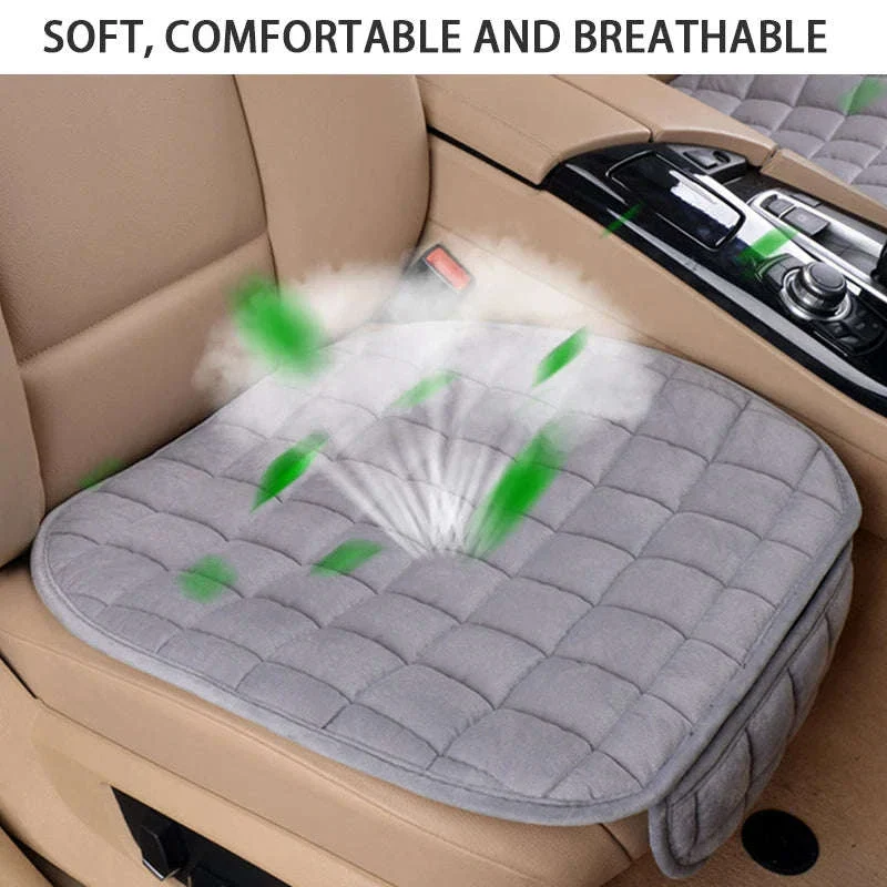 Plush Car Seat Cover Ultra-Soft Anti-Slip Universal - Image 5