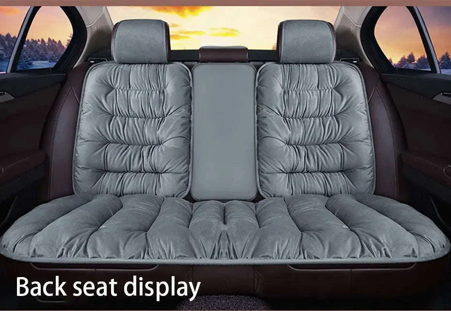 Plush Car Seat Cover Winter Warm Anti-Slip Seat Cushion - Image 19