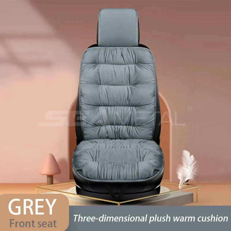 Plush Car Seat Cover Winter Warm Anti-Slip Seat Cushion - Image 20