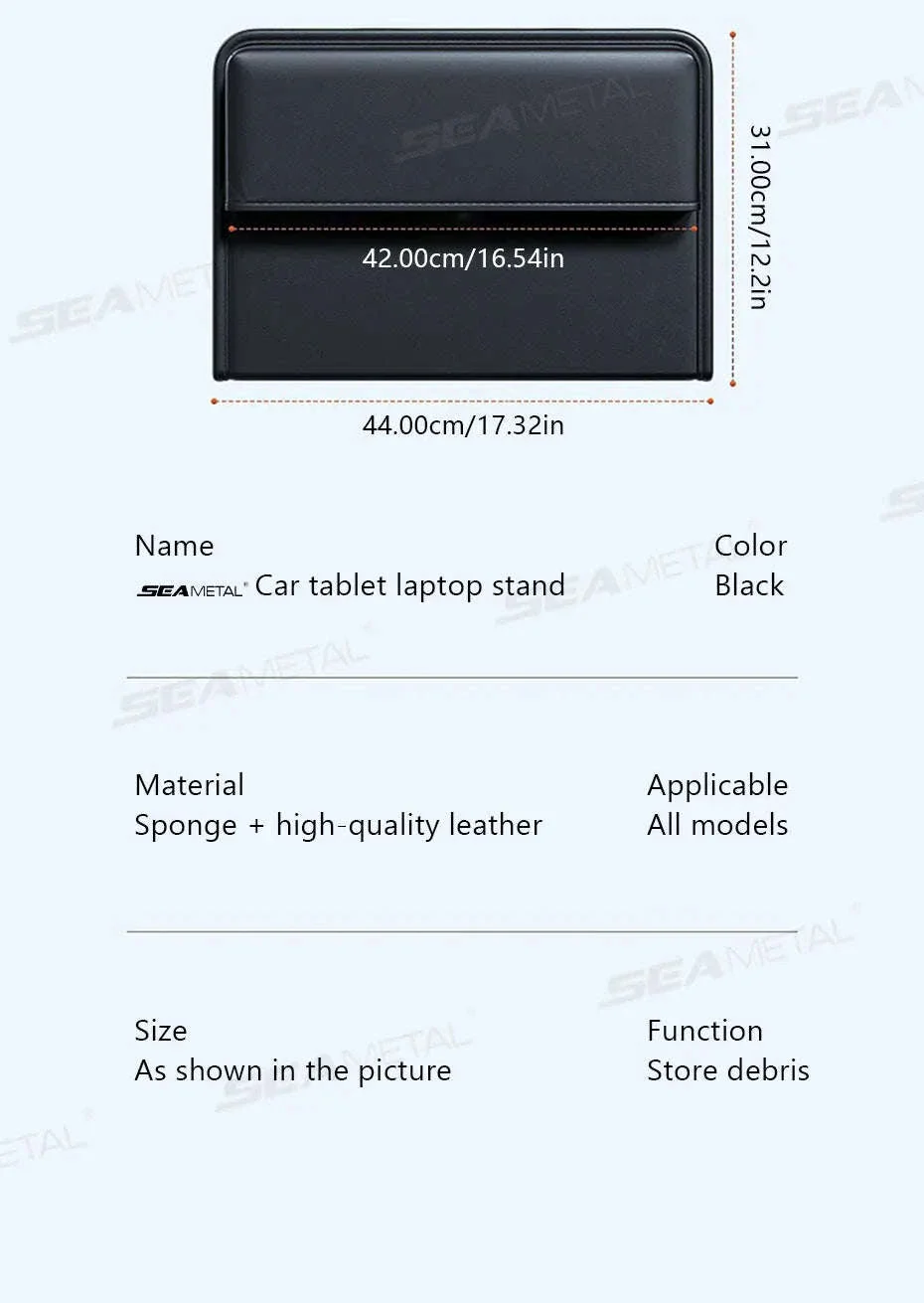 Portable Steering Wheel Foldable Tray with Multi-Pocket Storage - Image 20