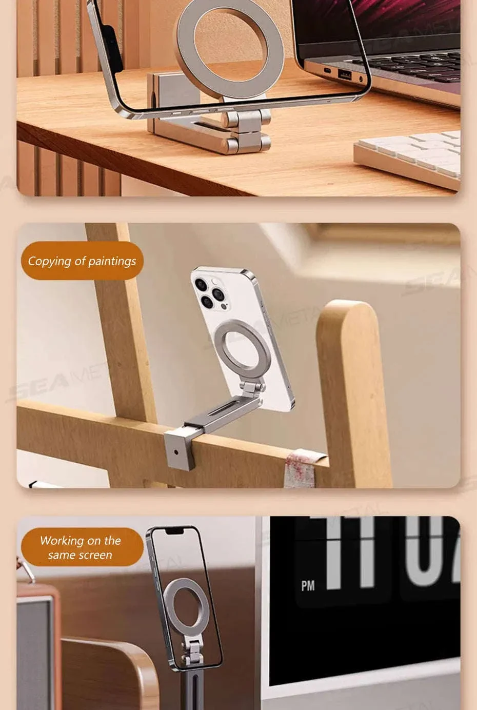 Portable Magnetic Phone Mount with 360° Rotation - Image 19