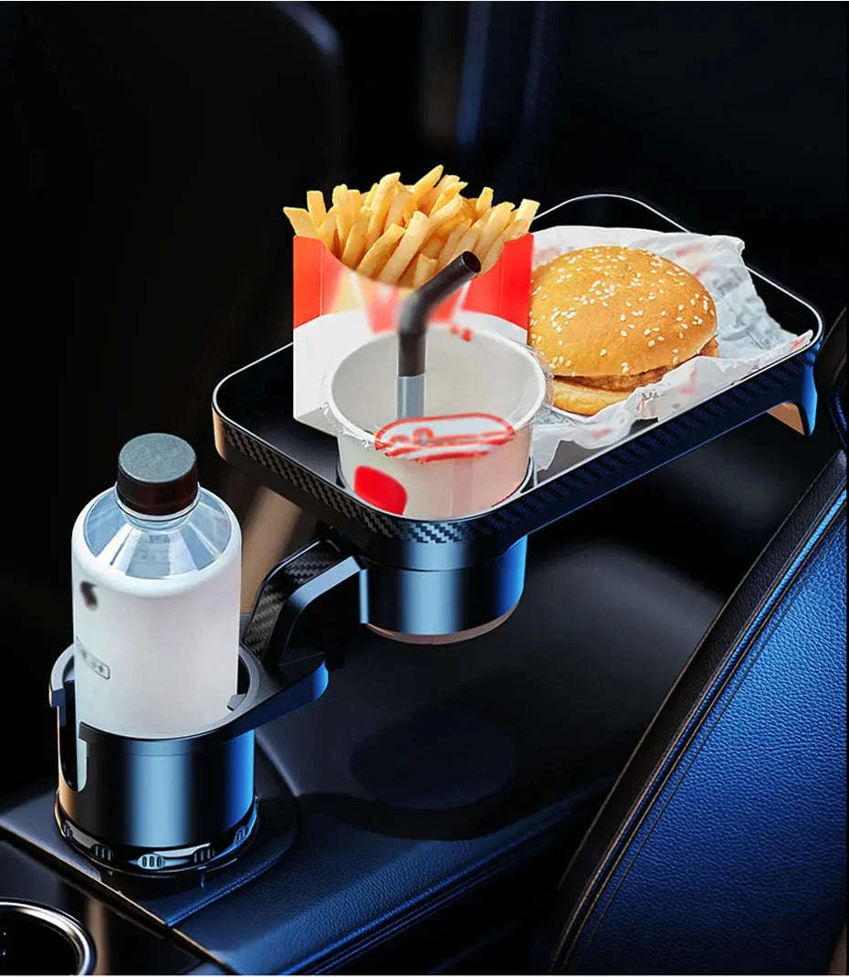 Premium Car Cup Holder Expander with Tray - Image 16