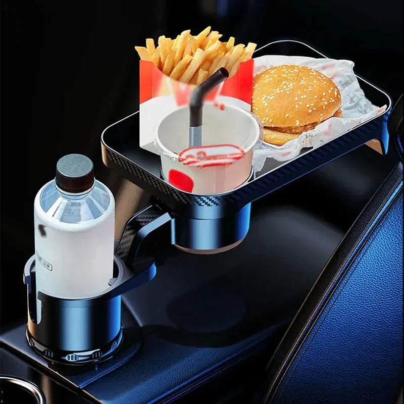 Premium Car Cup Holder Expander with Tray - Image 6