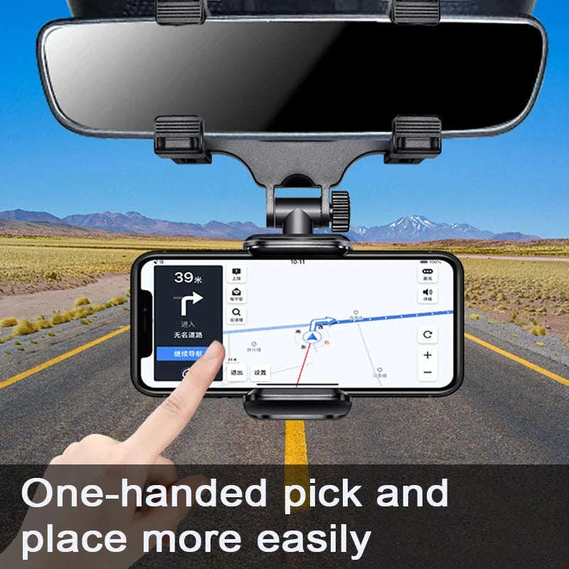Rearview Mirror Phone Holder - Image 3