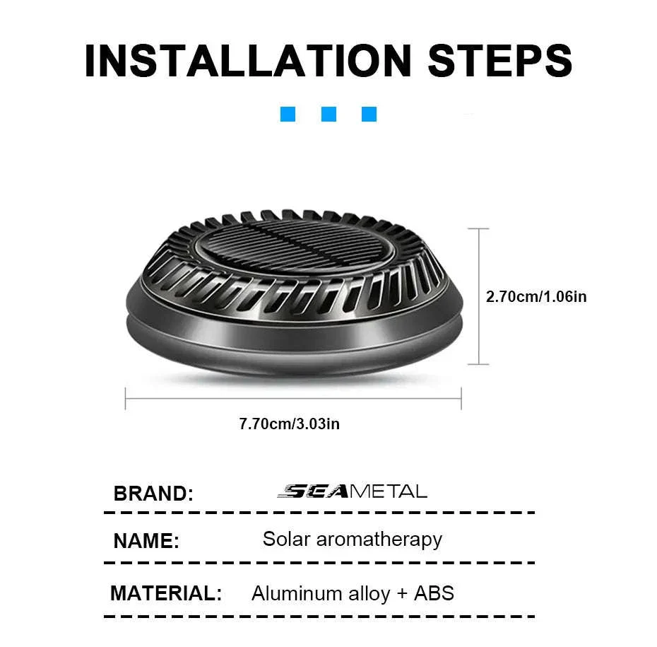 Solar Air Freshener for Car Dashboard - Image 16