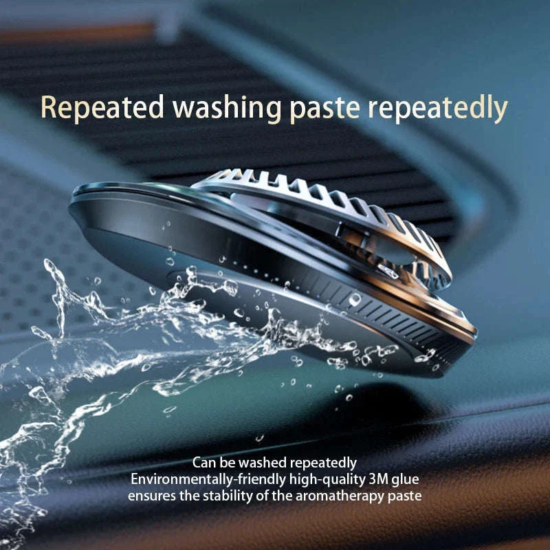 Solar Car Air Freshener with Hidden Parking Number Plate - Image 3