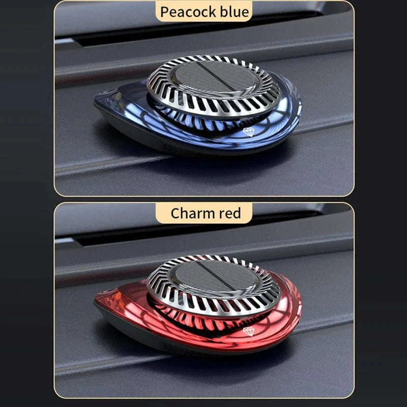 Solar Car Air Freshener with Hidden Parking Number Plate - Image 5
