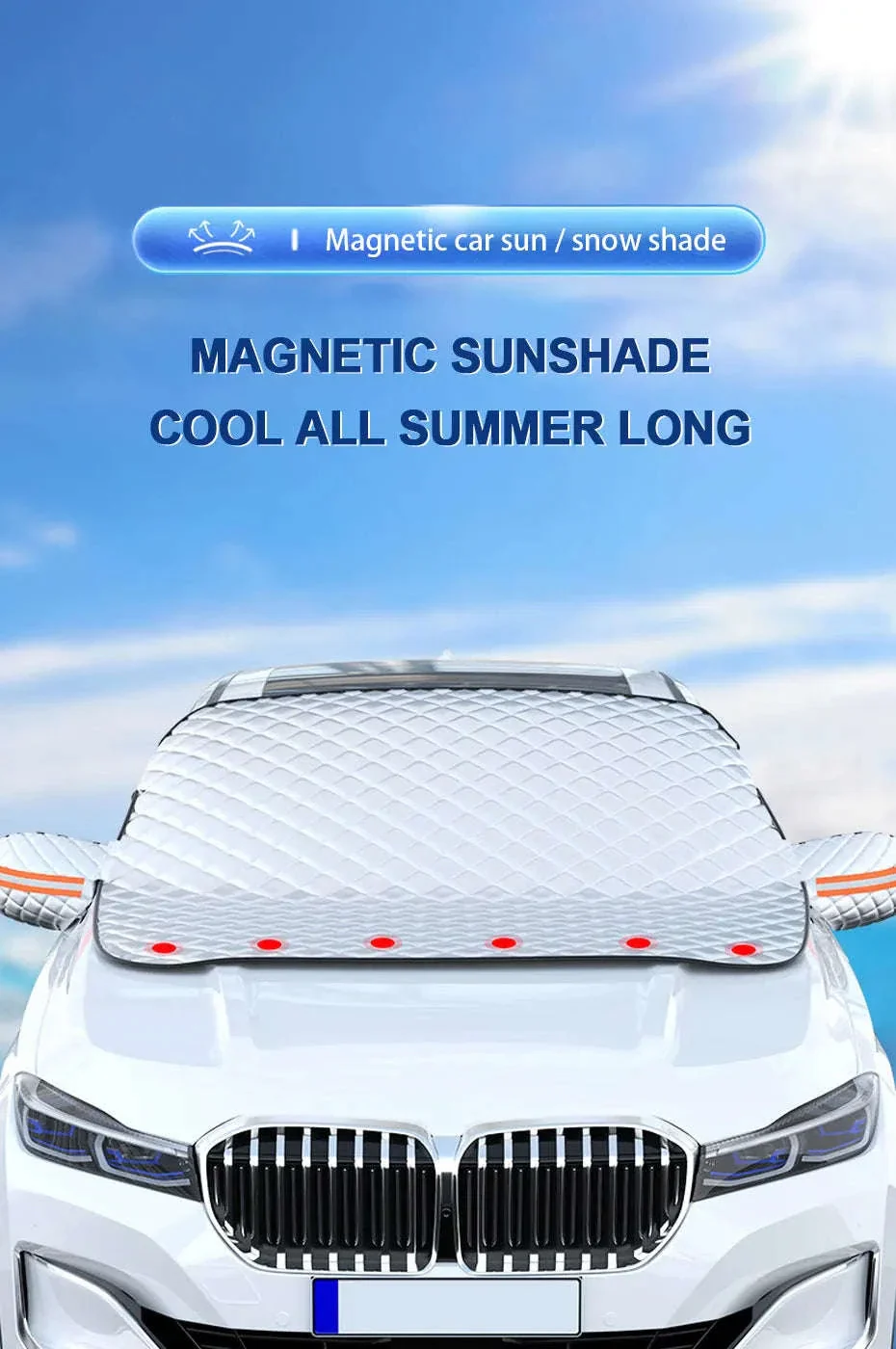 Summer Windshield Cover UV Reflective Sun Shade Waterproof - Image 9