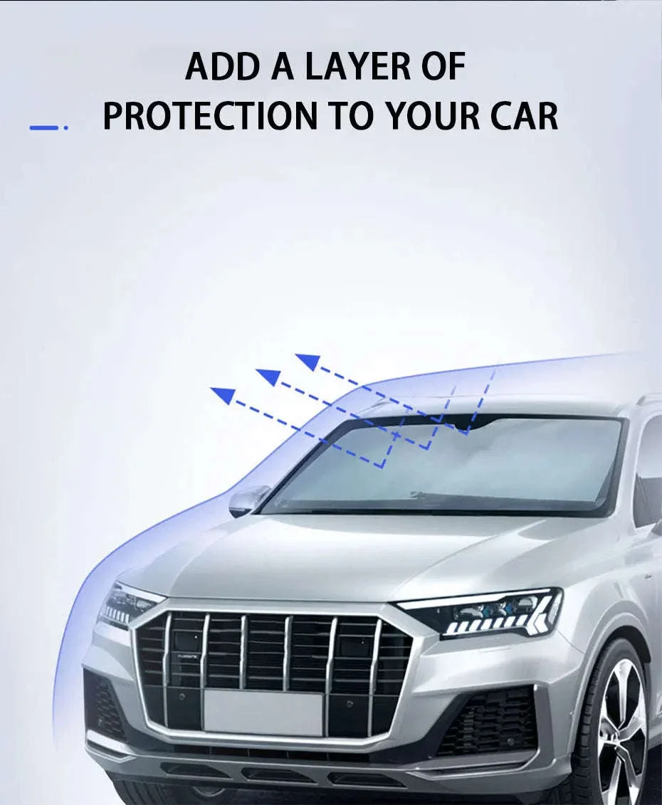 Telescopic Car Windshield Sun Shade Curtain 72cm-140cm Adjustable - Image 18