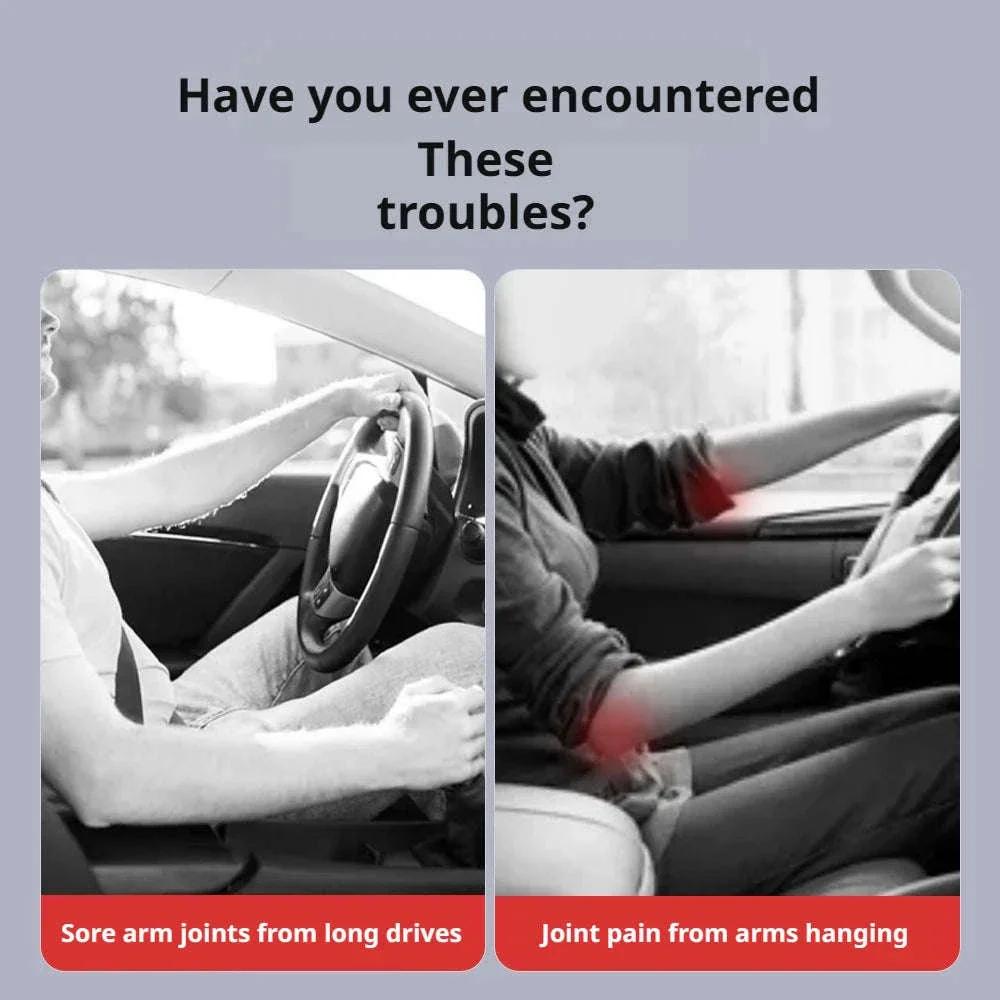Universal Car Door Armrest Pad Adjustable Height PU Leather - Image 3