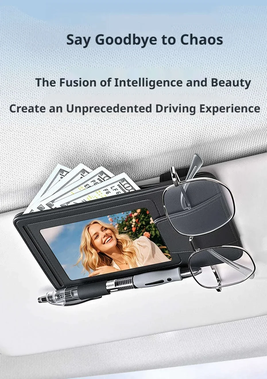 Universal Car Sun Visor Organizer Clip - Image 7