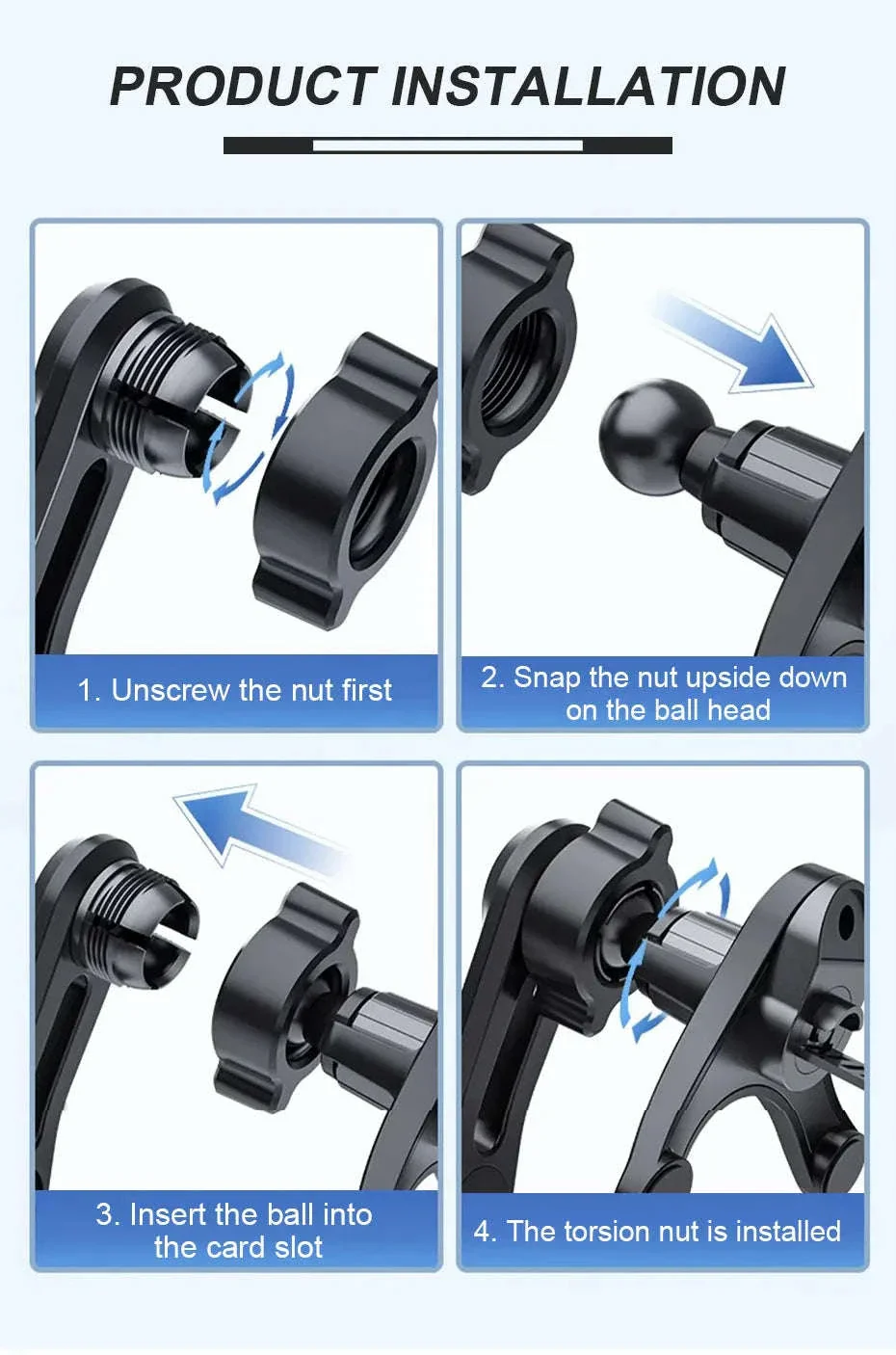 Car Air Vent Phone Holder Anti-Shake Adjustable Mount - Image 16