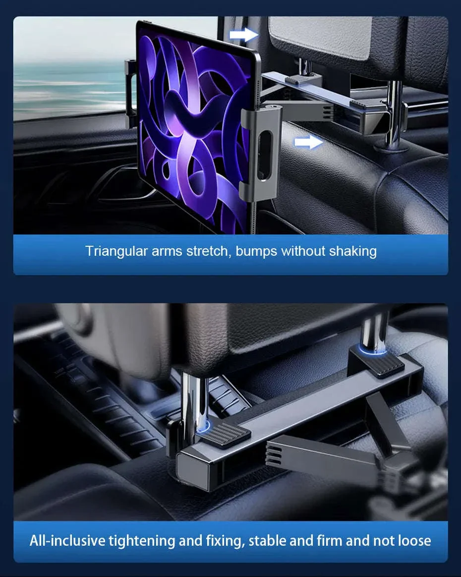 Upgraded Car Headrest Phone Holder for 4-12.9 Inch Devices - Image 11