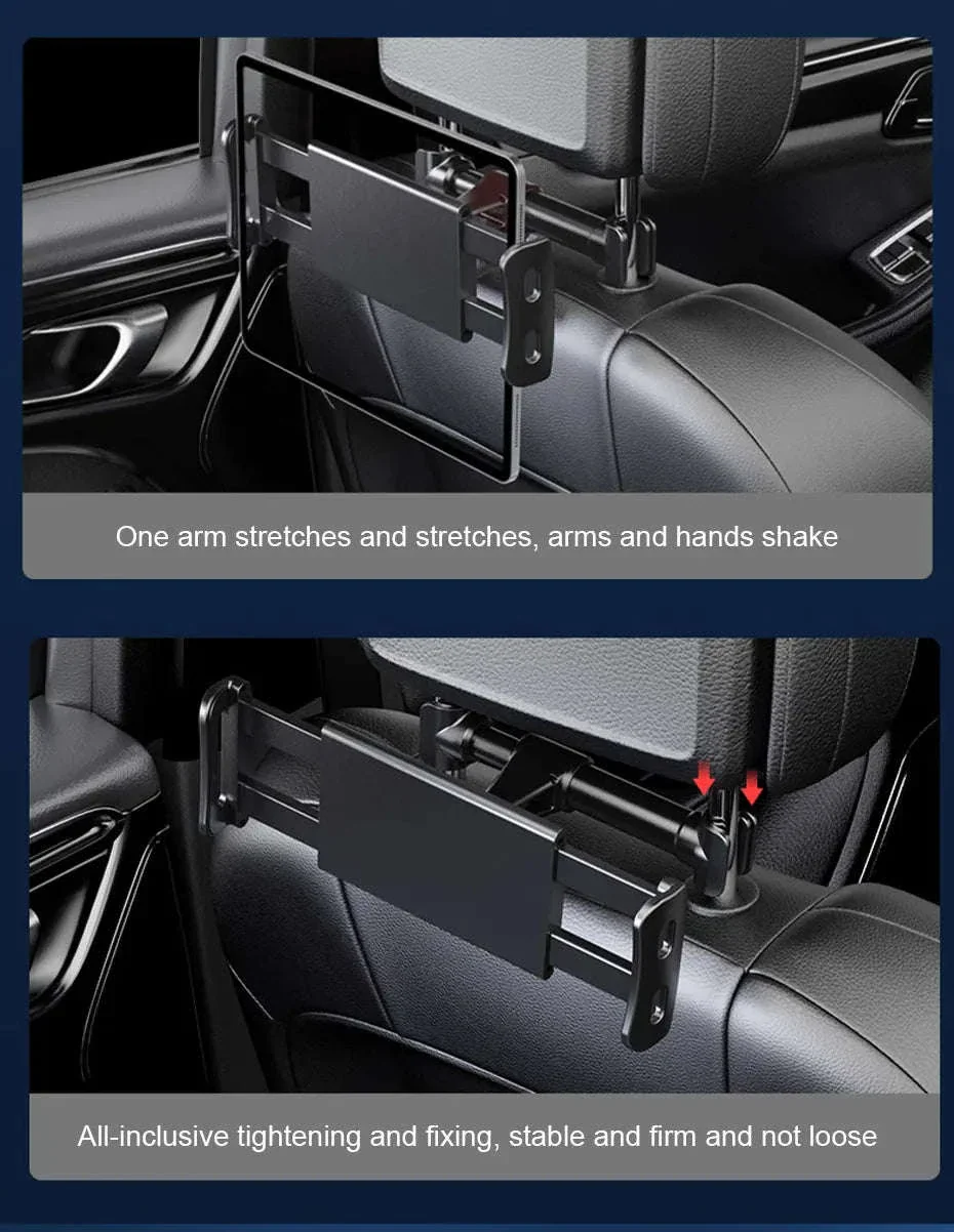 Upgraded Car Headrest Phone Holder for 4-12.9 Inch Devices - Image 9