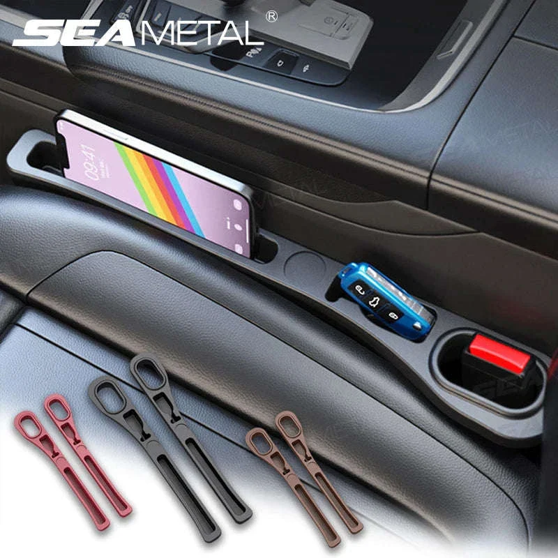 Upgraded Car Seat Gap Filler 2 Pcs Center Console Side Crevice Filler Strip