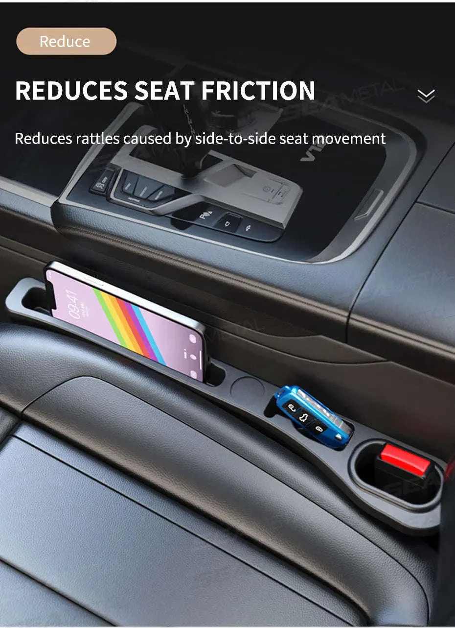 Upgraded Car Seat Gap Filler 2 Pcs Center Console Side Crevice Filler Strip - Image 16