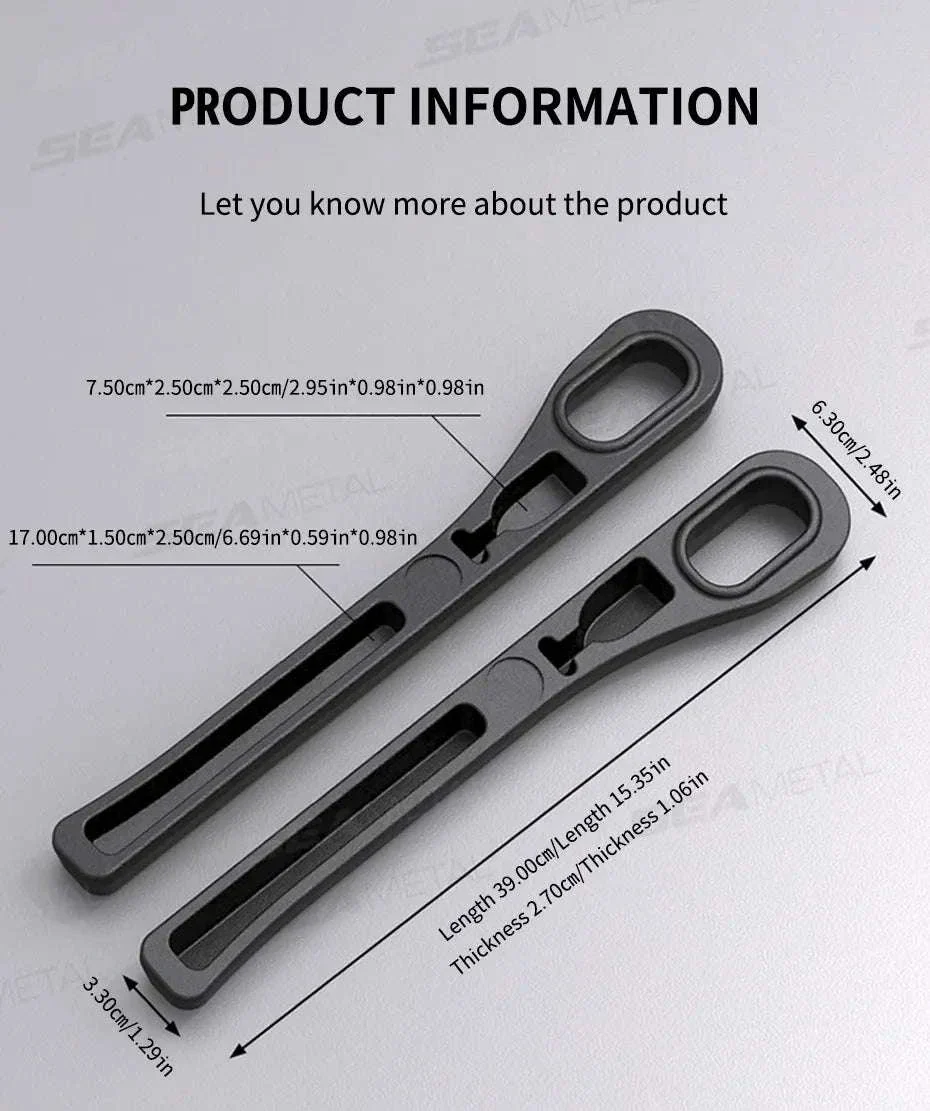 Upgraded Car Seat Gap Filler 2 Pcs Center Console Side Crevice Filler Strip - Image 18