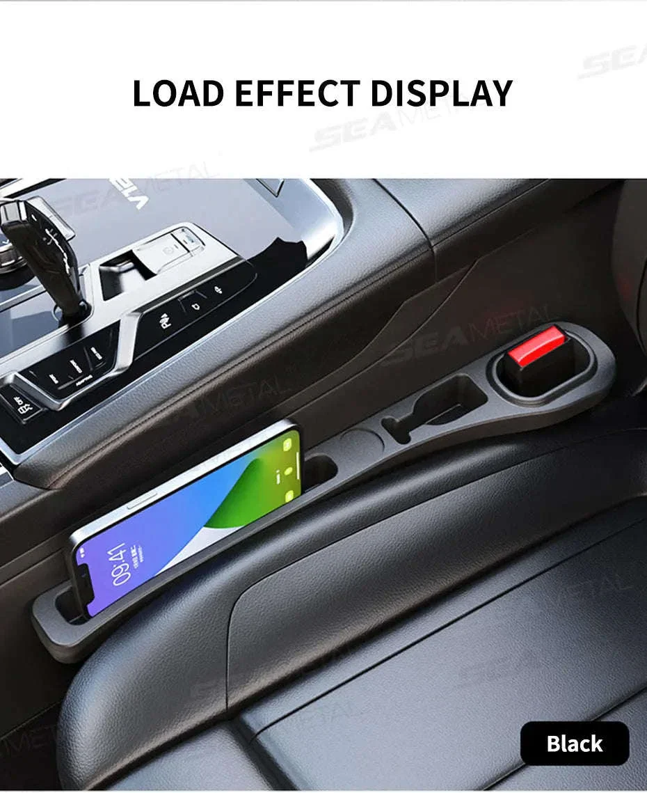 Upgraded Car Seat Gap Filler 2 Pcs Center Console Side Crevice Filler Strip - Image 20