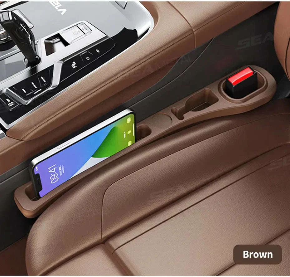 Upgraded Car Seat Gap Filler 2 Pcs Center Console Side Crevice Filler Strip - Image 21