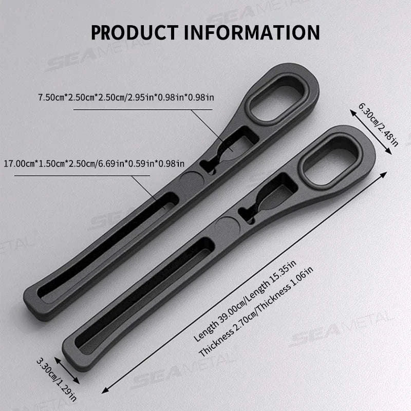 Upgraded Car Seat Gap Filler 2 Pcs Center Console Side Crevice Filler Strip - Image 6
