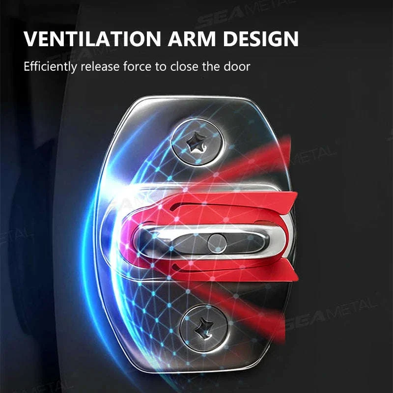 Upgraded Car Door Buckle Cushion Silicone Shock Absorbing Pad - Image 2