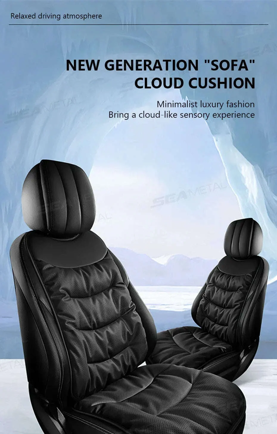 Winter Car Seat Cushion Cover Thick Thermal Plush Anti-Slip Universal - Image 7