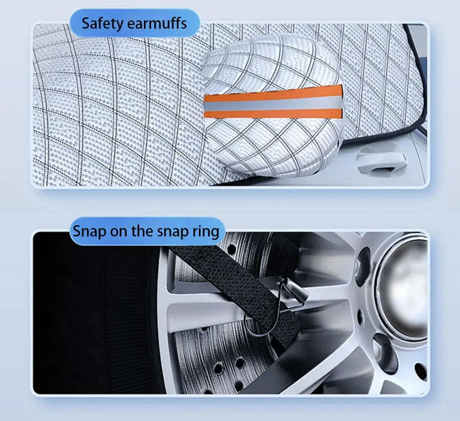 Winter Car Windshield Snow Cover Full Wrap - Image 21