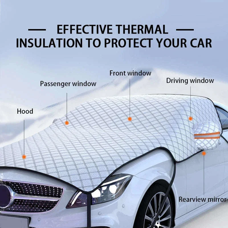 Winter Car Windshield Snow Cover Full Wrap - Image 3