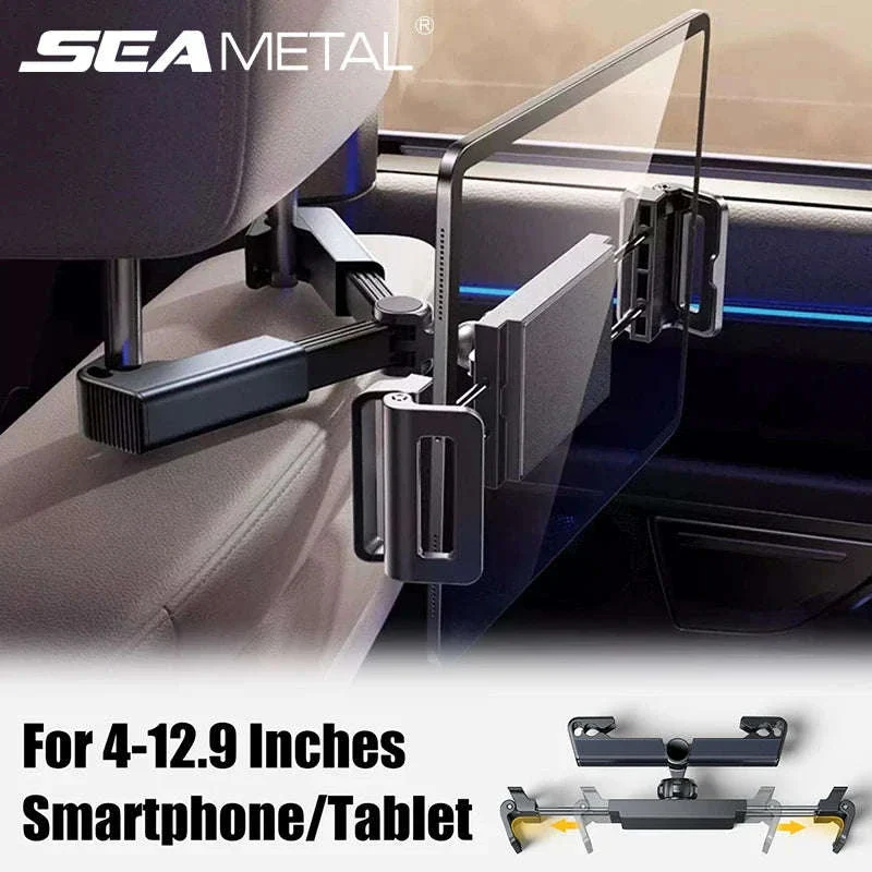 Car Seat Back Phone Holder Rear Row Tablet Mount
