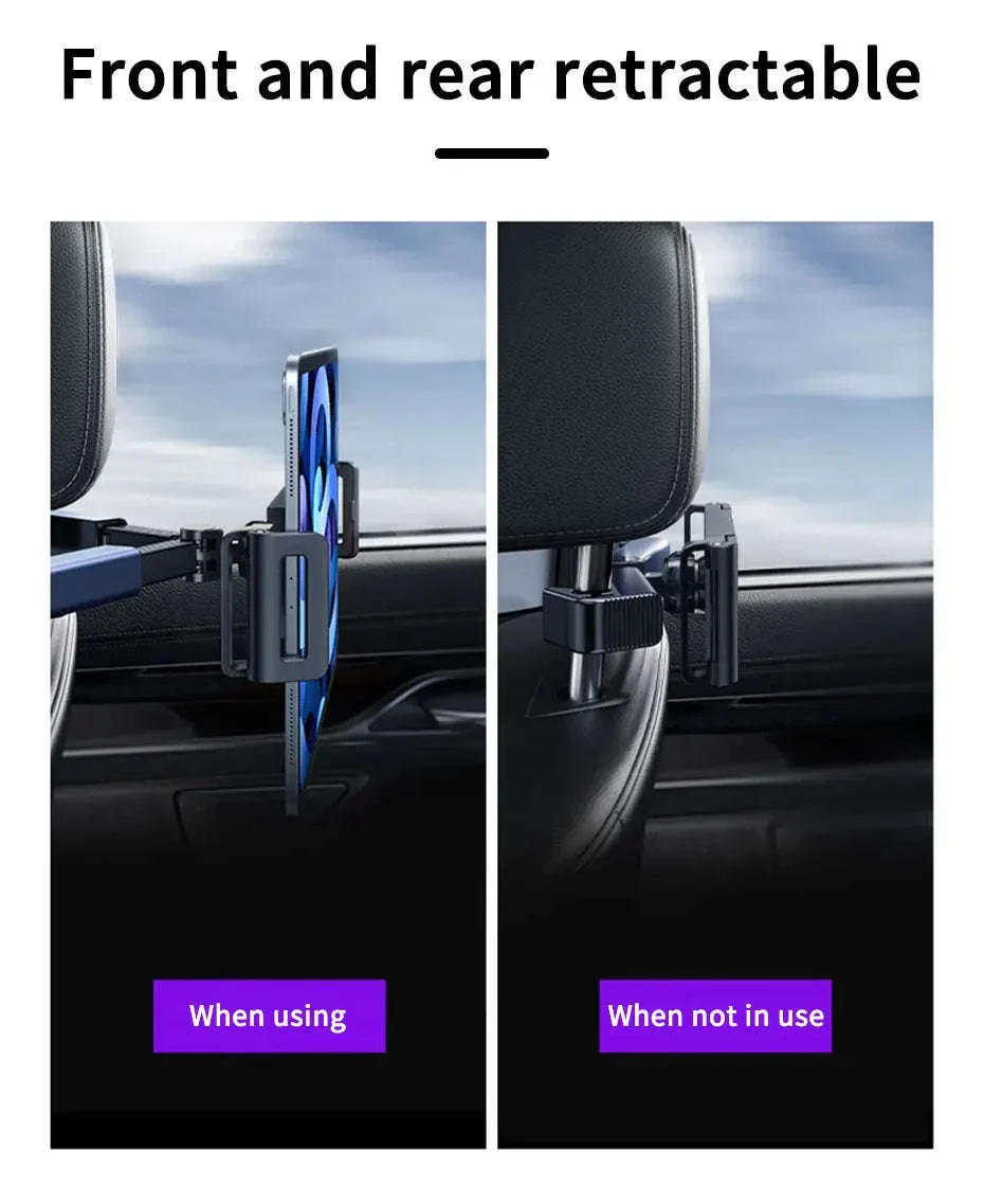 Car Seat Back Phone Holder Rear Row Tablet Mount - Image 14
