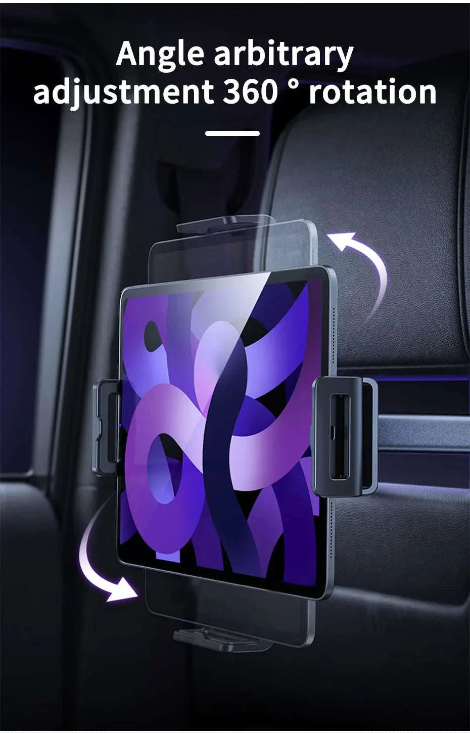 Car Seat Back Phone Holder Rear Row Tablet Mount - Image 16