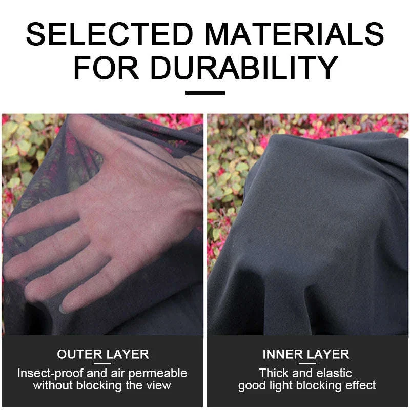 Car Side Window Sun Shade Mesh with Zipper - Image 5