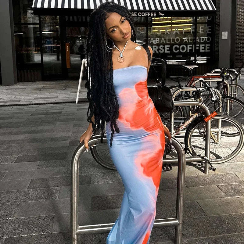 Sexy Off-Shoulder Backless Long Summer Dress