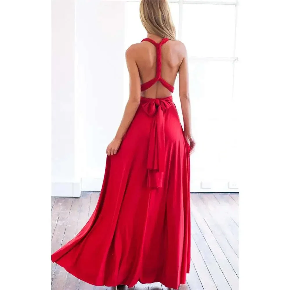 Multiway Wrap Convertible Dress for Endless Styling - Image 6