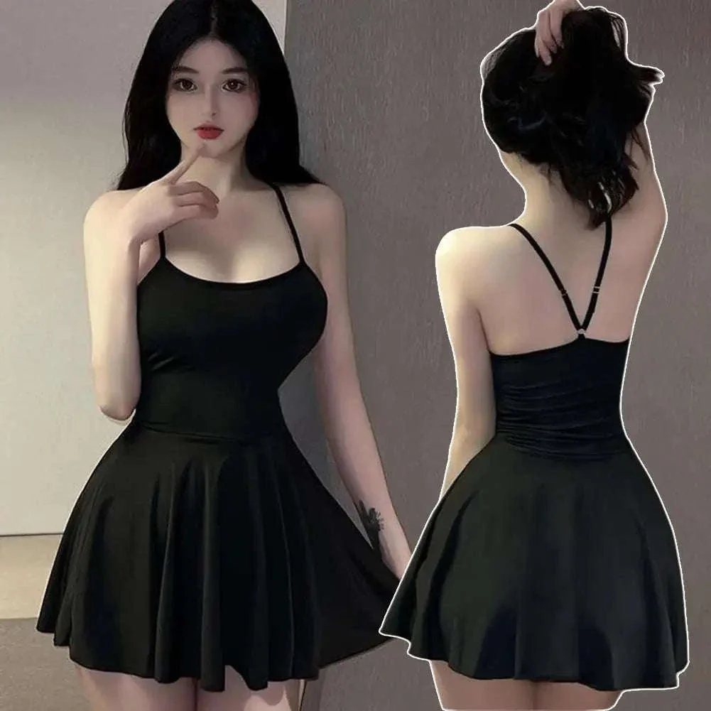 Sexy Pleated Micro Mini Dress with Ruffled Backless Design - Image 7