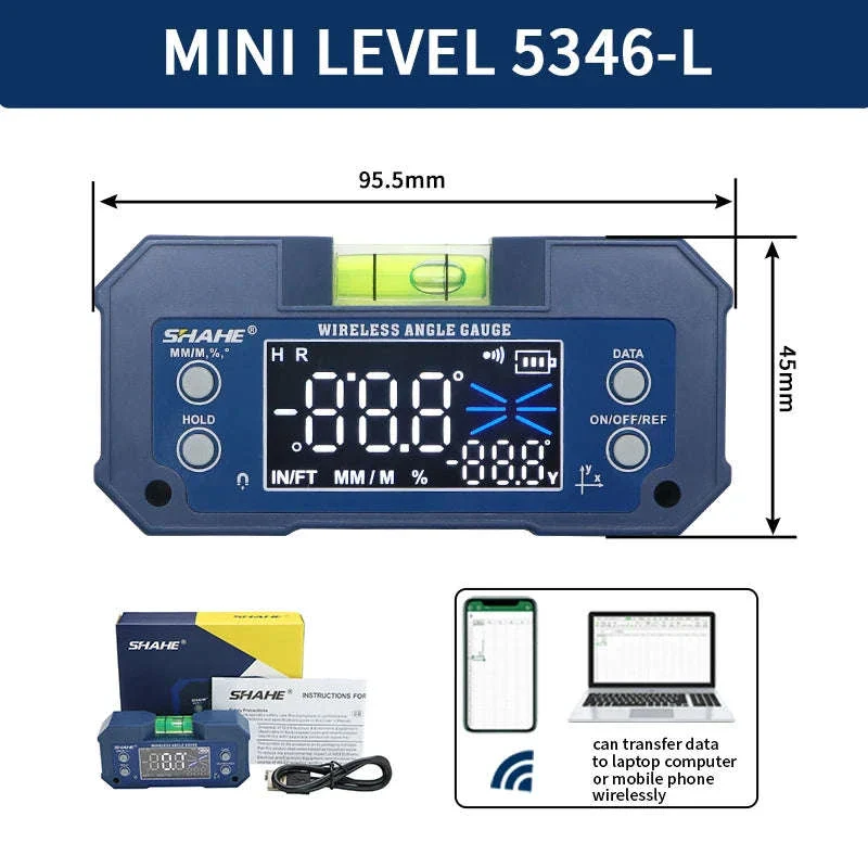 Magnetic Digital Angle Finder Inclinometer with Backlit Display - Image 21