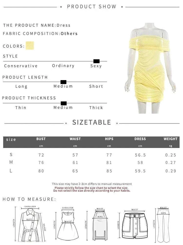 Sheer Backless Mini Dress with Slash Neck and Bodycon Fit - Image 6