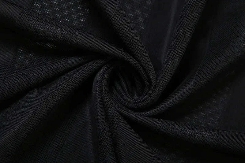 Sheer Mesh Halter Maxi Dress Backless Bodycon Split Summer Dress - Image 23