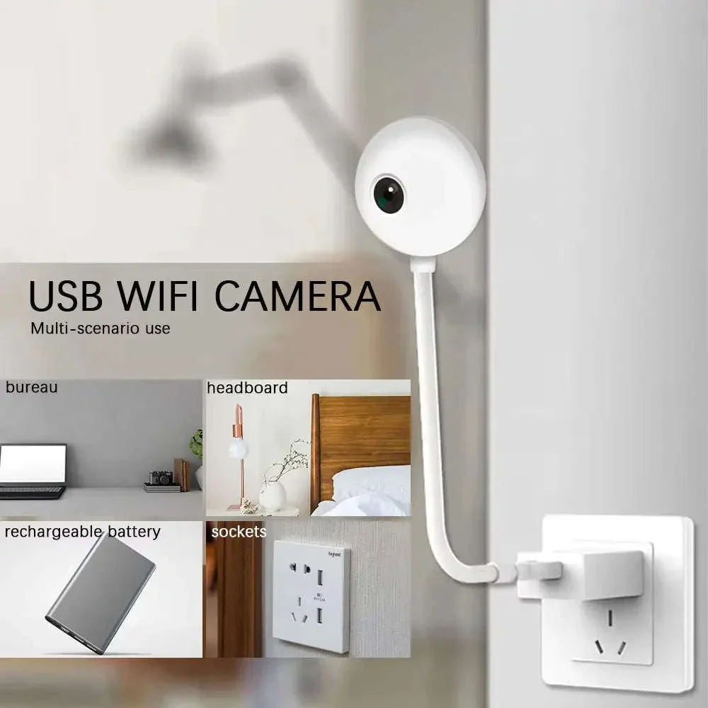 5MP Mini WiFi Camera with AI Tracking and Night Vision - Image 3